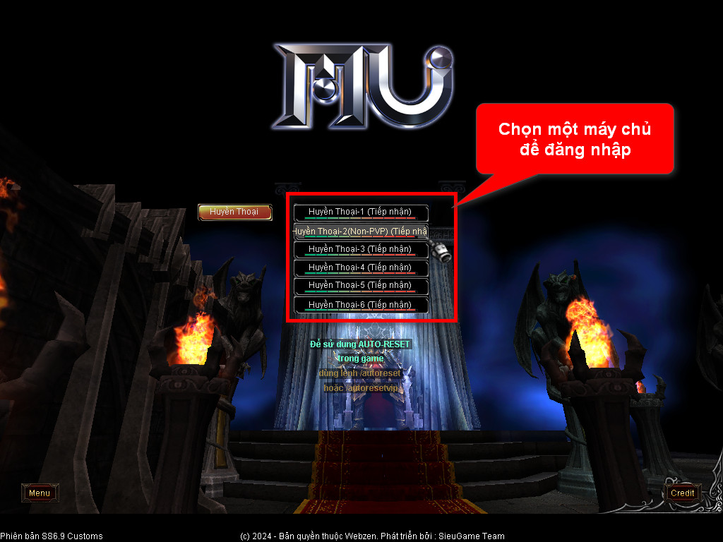 Chức năng chính của Game MU Uy Long